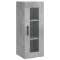 vidaXL Highboard Betongrau 34,5x34x180 cm Holzwerkstoff vidaXL Highboard Betongrau 34,5x34x180 cm Holzwerkstoff