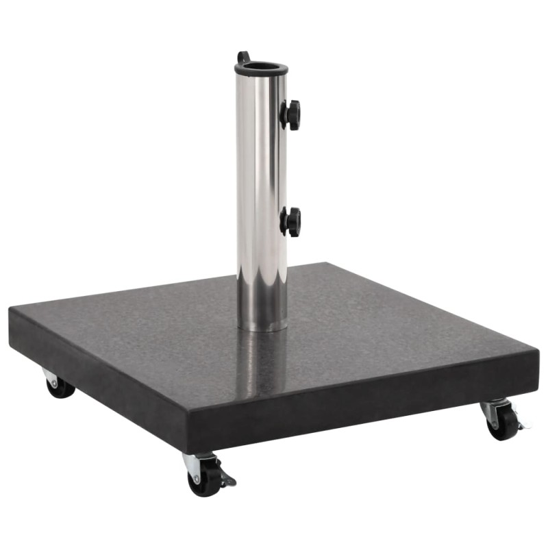 vidaXL Sonnenschirmständer Granit 30 kg Quadrat Schwarz vidaXL Sonnenschirmständer Granit 30 kg Quadrat Schwarz