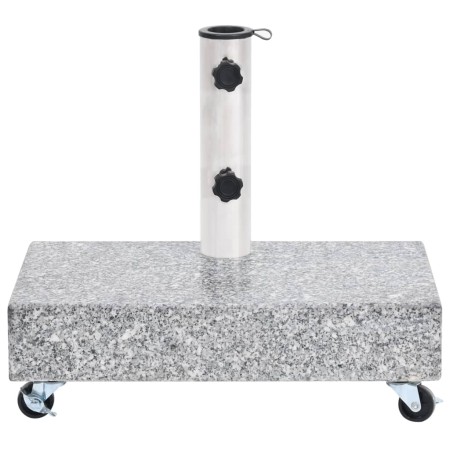 vidaXL Schirmständer Hellgrau 45x25x8,3 cm Granit