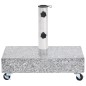 vidaXL Schirmständer Hellgrau 45x25x8,3 cm Granit vidaXL Schirmständer Hellgrau 45x25x8,3 cm Granit