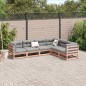 vidaXL 6-tlg. Garten-Sofagarnitur mit Kissen Massivholz Douglasie vidaXL 6-tlg. Garten-Sofagarnitur mit Kissen Massivholz Douglasie