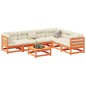 vidaXL 7-tlg. Garten-Sofagarnitur Wachsbraun Massivholz Kiefer vidaXL 7-tlg. Garten-Sofagarnitur Wachsbraun Massivholz Kiefer
