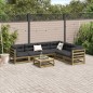 vidaXL 7-tlg. Garten-Sofagarnitur mit Kissen Kiefernholz Imprägniert vidaXL 7-tlg. Garten-Sofagarnitur mit Kissen Kiefernholz Imprägniert