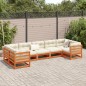vidaXL 7-tlg. Garten-Sofagarnitur mit Kissen Wachsbraun Kiefernholz vidaXL 7-tlg. Garten-Sofagarnitur mit Kissen Wachsbraun Kiefernholz