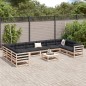 vidaXL 11-tlg. Garten-Sofagarnitur Massivholz Kiefer vidaXL 11-tlg. Garten-Sofagarnitur Massivholz Kiefer