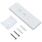 Automatische Markise mit LED & Windsensor 4x3 m Gelb & Weiß Automatische Markise mit LED & Windsensor 4x3 m Gelb & Weiß