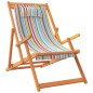 vidaXL Strandstühle 2 Stk. Klappbar Mehrfarbig Stoff vidaXL Strandstühle 2 Stk. Klappbar Mehrfarbig Stoff