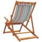 vidaXL Strandstühle 2 Stk. Klappbar Mehrfarbig Stoff vidaXL Strandstühle 2 Stk. Klappbar Mehrfarbig Stoff