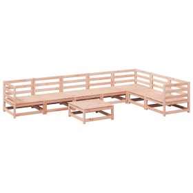 vidaXL 8-tlg. Garten-Sofagarnitur Massivholz Douglasie