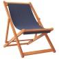 vidaXL Strandstühle 2 Stk. Klappbar Blau Stoff vidaXL Strandstühle 2 Stk. Klappbar Blau Stoff