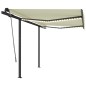 Automatische Markise mit LED & Windsensor 3x2,5 m Creme Automatische Markise mit LED & Windsensor 3x2,5 m Creme