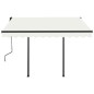Automatische Markise mit LED & Windsensor 3x2,5 m Creme Automatische Markise mit LED & Windsensor 3x2,5 m Creme