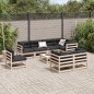 vidaXL 9-tlg. Garten-Sofagarnitur Massivholz Kiefer vidaXL 9-tlg. Garten-Sofagarnitur Massivholz Kiefer