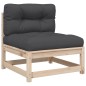 vidaXL 7-tlg. Garten-Sofagarnitur mit Kissen Massivholz Kiefer vidaXL 7-tlg. Garten-Sofagarnitur mit Kissen Massivholz Kiefer