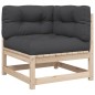 vidaXL 7-tlg. Garten-Sofagarnitur mit Kissen Massivholz Kiefer vidaXL 7-tlg. Garten-Sofagarnitur mit Kissen Massivholz Kiefer