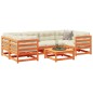 vidaXL 7-tlg. Garten-Sofagarnitur Wachsbraun Massivholz Kiefer vidaXL 7-tlg. Garten-Sofagarnitur Wachsbraun Massivholz Kiefer