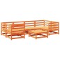 vidaXL 7-tlg. Garten-Sofagarnitur Wachsbraun Massivholz Kiefer vidaXL 7-tlg. Garten-Sofagarnitur Wachsbraun Massivholz Kiefer