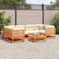 vidaXL 7-tlg. Garten-Sofagarnitur Wachsbraun Massivholz Kiefer vidaXL 7-tlg. Garten-Sofagarnitur Wachsbraun Massivholz Kiefer