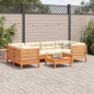 vidaXL 7-tlg. Garten-Sofagarnitur mit Kissen Wachsbraun Kiefernholz vidaXL 7-tlg. Garten-Sofagarnitur mit Kissen Wachsbraun Kiefernholz