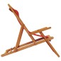 vidaXL Strandstühle 2 Stk. Klappbar Rot Stoff vidaXL Strandstühle 2 Stk. Klappbar Rot Stoff