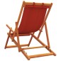 vidaXL Strandstühle 2 Stk. Klappbar Rot Stoff vidaXL Strandstühle 2 Stk. Klappbar Rot Stoff