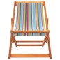 vidaXL Strandstühle 2 Stk. Klappbar Mehrfarbig Stoff vidaXL Strandstühle 2 Stk. Klappbar Mehrfarbig Stoff