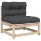 vidaXL 6-tlg. Garten-Sofagarnitur mit Kissen Massivholz Kiefer vidaXL 6-tlg. Garten-Sofagarnitur mit Kissen Massivholz Kiefer