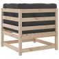 vidaXL 6-tlg. Garten-Sofagarnitur mit Kissen Massivholz Kiefer vidaXL 6-tlg. Garten-Sofagarnitur mit Kissen Massivholz Kiefer