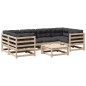 vidaXL 7-tlg. Garten-Sofagarnitur mit Kissen Massivholz Kiefer vidaXL 7-tlg. Garten-Sofagarnitur mit Kissen Massivholz Kiefer