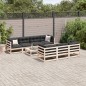 vidaXL 8-tlg. Garten-Sofagarnitur Massivholz Kiefer vidaXL 8-tlg. Garten-Sofagarnitur Massivholz Kiefer