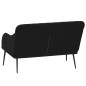 vidaXL Sitzbank Schwarz 110x76x80 cm Samt vidaXL Sitzbank Schwarz 110x76x80 cm Samt