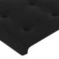 vidaXL Bettgestell mit Kopfteil Schwarz 180x200 cm Samt vidaXL Bettgestell mit Kopfteil Schwarz 180x200 cm Samt