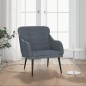 vidaXL Sessel Dunkelgrau 63x76x80 cm Samt vidaXL Sessel Dunkelgrau 63x76x80 cm Samt