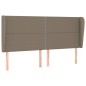 vidaXL Boxspringbett mit Matratze Taupe 180x200 cm Stoff vidaXL Boxspringbett mit Matratze Taupe 180x200 cm Stoff