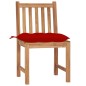 vidaXL Gartenstühle 2 Stk. mit Kissen Massivholz Teak vidaXL Gartenstühle 2 Stk. mit Kissen Massivholz Teak