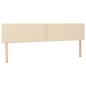 vidaXL Boxspringbett mit Matratze Creme 180x200 cm Stoff vidaXL Boxspringbett mit Matratze Creme 180x200 cm Stoff