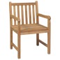 vidaXL Gartenstühle 2 Stk. mit Roten Kissen Massivholz Teak vidaXL Gartenstühle 2 Stk. mit Roten Kissen Massivholz Teak