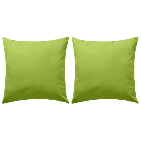 vidaXL Gartenkissen 2 Stk. 45 x 45 cm Apfelgrün