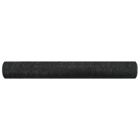 vidaXL Zaunblende Schwarz 1,8x10 m HDPE 75 g/m² 