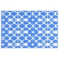 vidaXL Outdoor-Teppich Blau und Weiß 190x290 cm PP vidaXL Outdoor-Teppich Blau und Weiß 190x290 cm PP