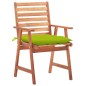 vidaXL Garten-Essstühle 2 Stk. mit Kissen Massivholz Akazie vidaXL Garten-Essstühle 2 Stk. mit Kissen Massivholz Akazie
