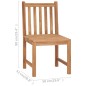 vidaXL Gartenstühle 8 Stk. mit Kissen Massivholz Teak vidaXL Gartenstühle 8 Stk. mit Kissen Massivholz Teak