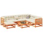 vidaXL 8-tlg. Garten-Sofagarnitur Wachsbraun Massivholz Kiefer vidaXL 8-tlg. Garten-Sofagarnitur Wachsbraun Massivholz Kiefer
