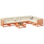 vidaXL 8-tlg. Garten-Sofagarnitur Wachsbraun Massivholz Kiefer vidaXL 8-tlg. Garten-Sofagarnitur Wachsbraun Massivholz Kiefer
