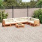 vidaXL 8-tlg. Garten-Sofagarnitur Wachsbraun Massivholz Kiefer vidaXL 8-tlg. Garten-Sofagarnitur Wachsbraun Massivholz Kiefer
