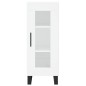 Highboard Weiß 34,5x34x180 cm Holzwerkstoff Highboard Weiß 34,5x34x180 cm Holzwerkstoff