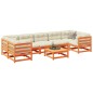 vidaXL 8-tlg. Garten-Sofagarnitur Wachsbraun Massivholz Kiefer vidaXL 8-tlg. Garten-Sofagarnitur Wachsbraun Massivholz Kiefer