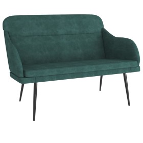 vidaXL Sitzbank Dunkelgrün 110x76x80 cm Samt
