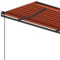 vidaXL Markise Automatisch Einziehbar mit Pfosten 4,5x3,5 m vidaXL Markise Automatisch Einziehbar mit Pfosten 4,5x3,5 m