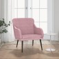 vidaXL Sessel Rosa 63x76x80 cm Samt vidaXL Sessel Rosa 63x76x80 cm Samt